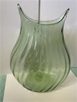 Blenko 11" Green MCM Glass Vase
