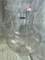 Marquis by Waterford 16" Tall Vase -Flea Bite Chip