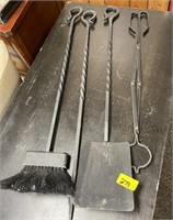 Wrought Iron Fireplace Tools