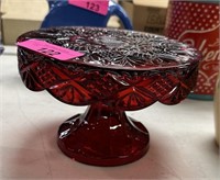 RUBY RED DUBLIN CAKE STAND