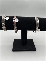 3 Southwestern 
Bracelets-Asst styles,
925,Siam