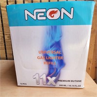 NEON 12CT BUTANE LIGHTER FLUID