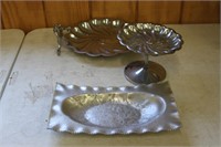 metal serving dishes