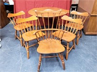Temple-Stuart Rockport Maple Table & Chairs
