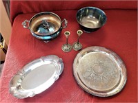 Mixed Lots of Dishes & Silver Plate