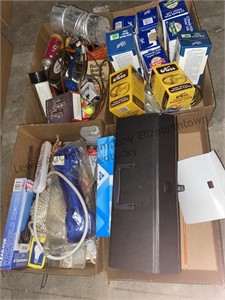 4 boxes canning jar, lids, rope, spray, paint,