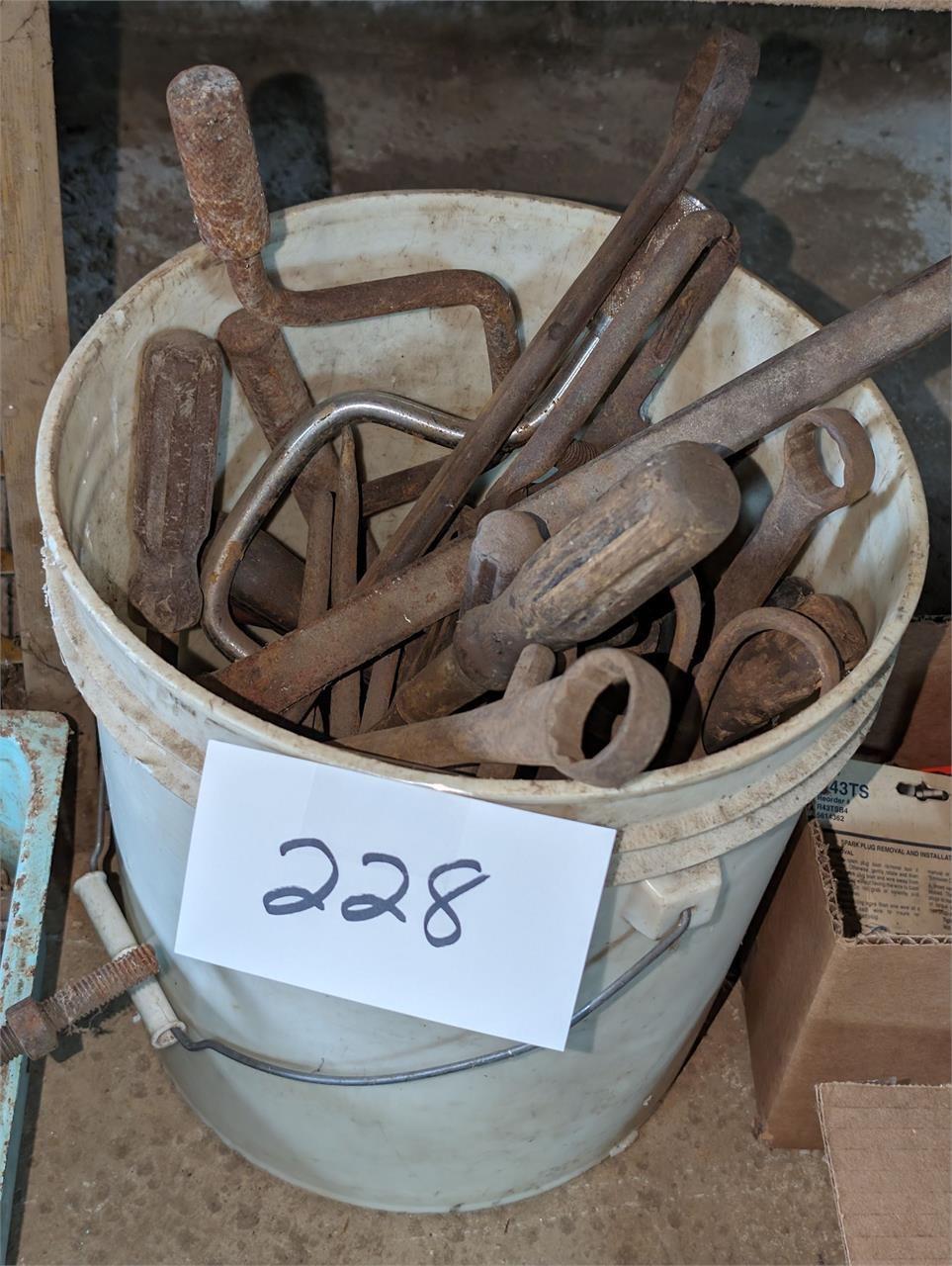 Bucket full of Older Tools