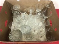 Box Lot- Stemware