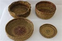Small Round Woven Baskets