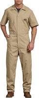 Dickies Men's Short-Sleeve Coverall, Khaki