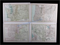 1897 Western and Central U.S. Map Collection