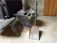 Coal bucket, includes coal & scoop