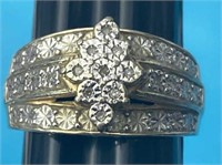 Sz.7 Sterling Silver Ring 6.51 Grams