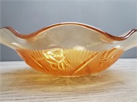 Marigold Iris/Herringbone Bowl