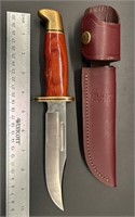 Buck Cocobolo Special Fixed Blade Knife W Sheath