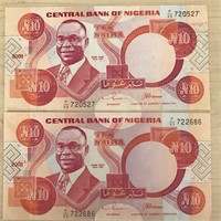Bank Notes - 10 Naira, Nigeria