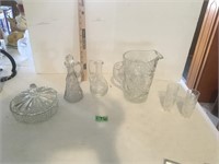 candy dish, pitcher & more