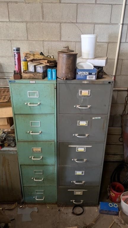 FILE CABINETS WITH CONTENTS