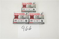 15RNDS/3BOXES OF WINCHESTER SUPER X 20GA 3/4OZ 2.7