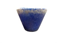 Small Blue  Ceramic Planter Pot