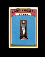 1972 Topps #621 Commissioners Award P/F to GD+