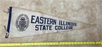 Vintage Eastern Illinois State College Pennant