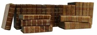 (24) ENGLISH & ITALIAN LIBRARY SHELF BOOKS, 19THC