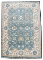 HAND-TIED PERSIAN OUSHAK RUG, 6'.5" X 4'.5"