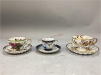 Elegant Teacups & Saucers