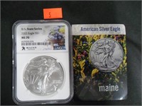 2022 Maine Eagle Landing S$1 NGC MS-70