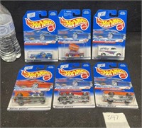 (6) 1997 & 1998 SERIES HOT WHEELS CARS