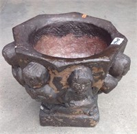 Plasticast urn planter