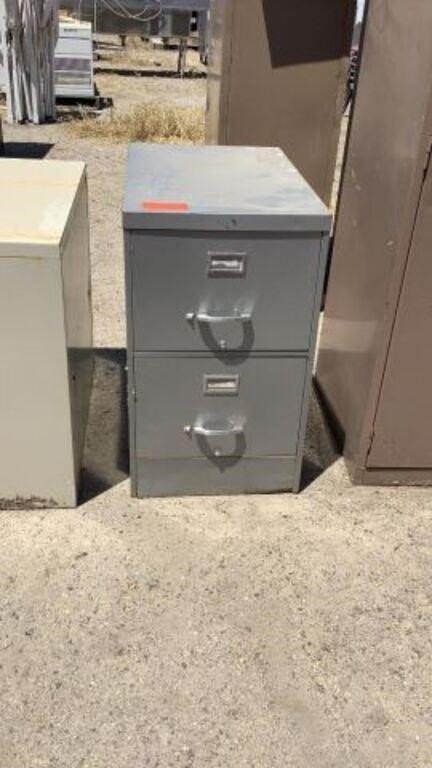 2 - Metal 2 Door File Cabinets