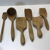 Group of Primitive Wooden Tools