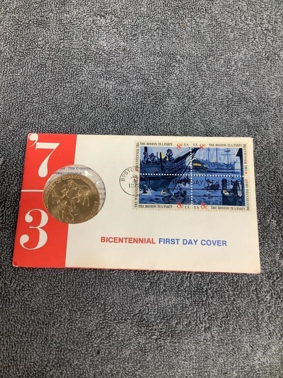 1973 1st Day Bicentennial Commorative Medal