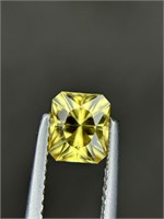 1.50 Carats Fancy Cut Natural Yellow Zircon