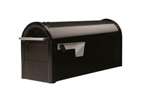 R3800  Gibraltar Franklin Post Mounted Mailbox Bl