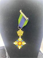 Vtg Japanese Manchukuo Auspicious Clouds Medal