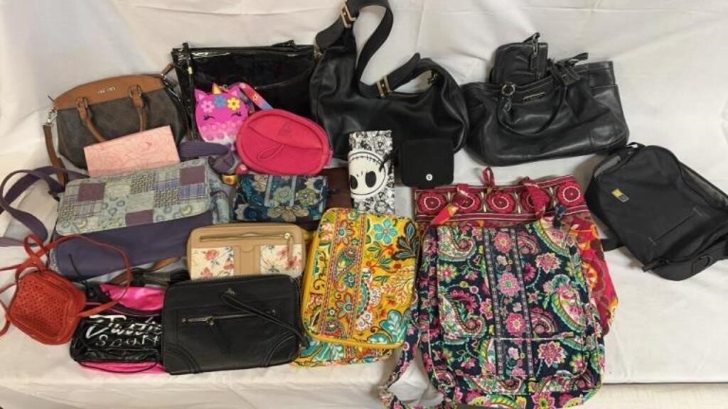 Lot of Pocketbooks & More: Vera Bradley, Coach &