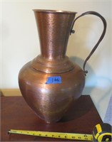 Copper pitcher/vase