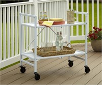 COSCO Indoor/Outdoor Folding Serving Cart