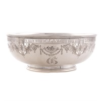 Neoclassical style sterling center bowl