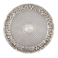 Kirk "Repousse" sterling 7" round salver