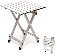 SunnyFeel Compact Folding Camping Table, Aluminum