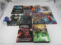 10 BD Hardcover dont Marvel