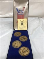 Bicentennial Comm. Medallion Set in