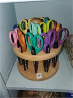 Shelf Lot of Crafting Scissors  & Box of