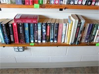 SHELF OF MIXED PAPERBACK BOOKS