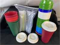 Travel Cups, Lids and Straws