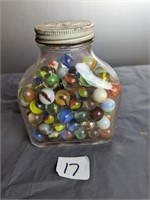 Marbles in Older Jar of Cream of Nujoi